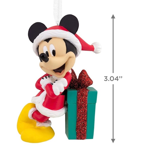 NIB Hallmark Mickey Mouse and Present Ornament - Picture 9 of 10